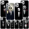 Man Suit Shirt Tie Phone Case For iPhone 17 Air 16 Pro Max 16E 15 + 14 Plus 11 12 13 Mini 7 8 SE Gift Print Cover Fundas 17 Air