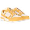Louis Vuitton Trainer Cow Leather Low Top Skateboard Shoes Women's Yellow White 1ACX5P