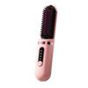 Portable Dual-Use Wireless Hair Straightener Comb with Ionic Technology
