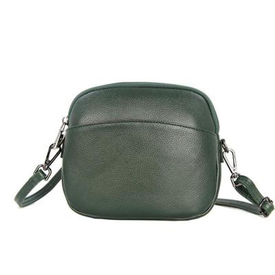 Simples couro genuíno versátil crossbody sacos para mulheres macio real lazer pequena bolsa de ombro