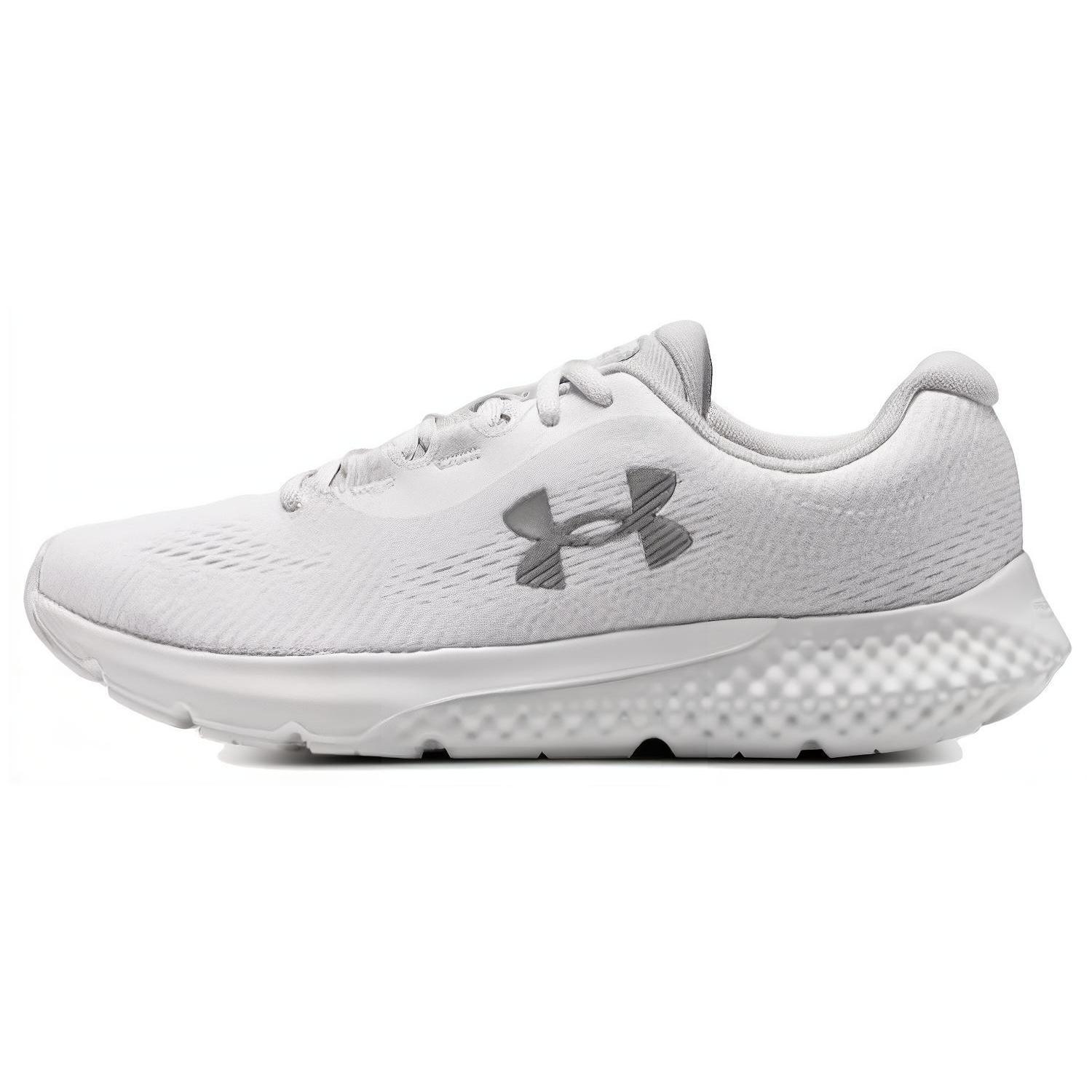 (WMNS) Under Armour Charged Rogue 4 Sneakers White Halo Grey Women s 3027005-100 EU 38.5