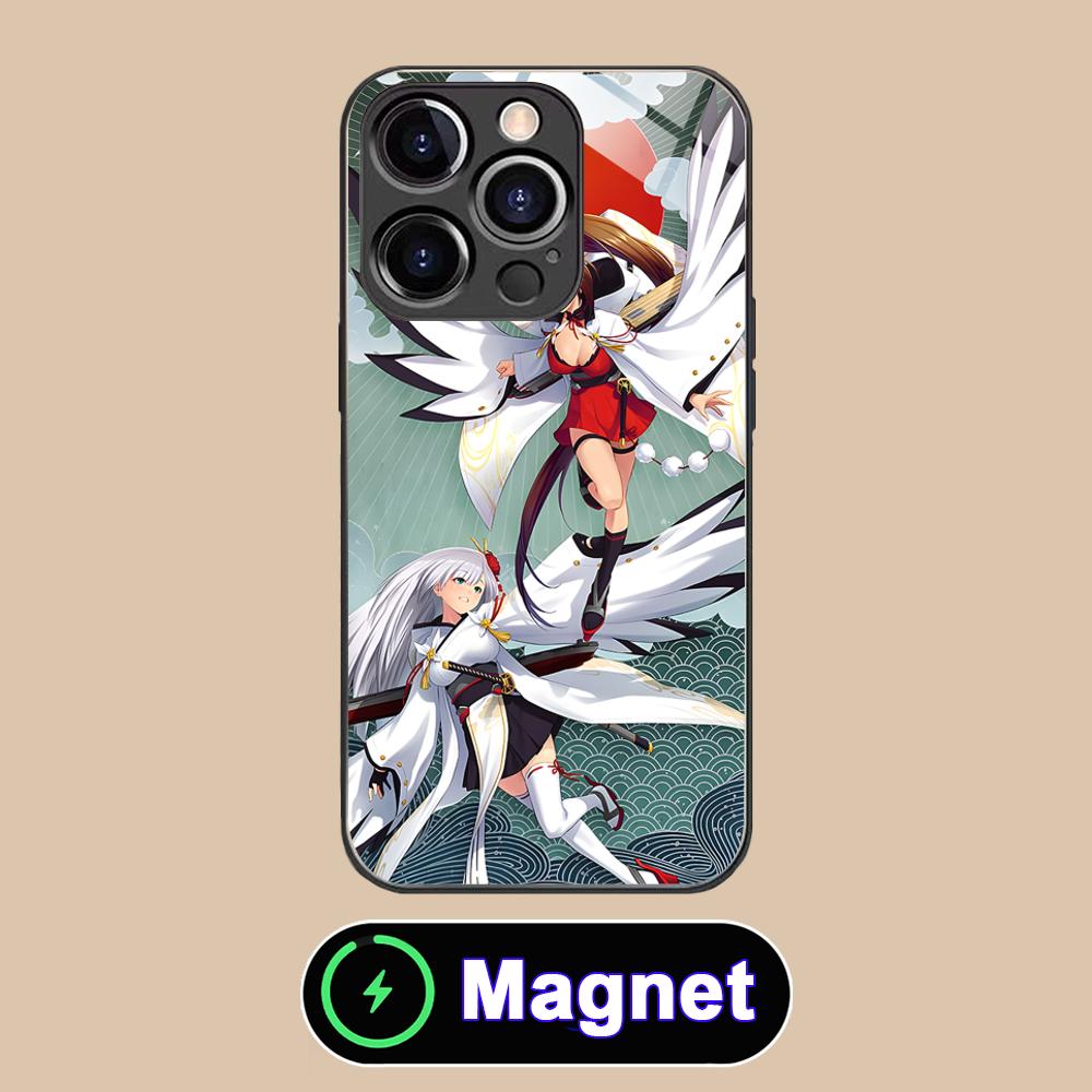 Azur Lane Shoukaku Phone Case for iPhone 17 16 15 14 13 12 11 Air Pro Max Plus Mini Glass MagSafe Cover