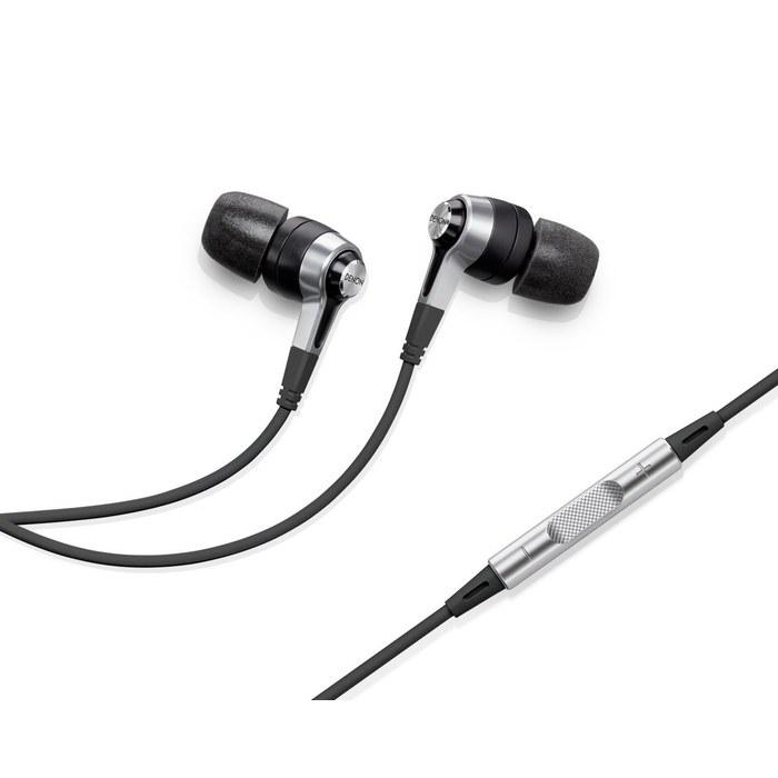 Denon AH-C620 Earbuds - Canal Type, Hi-Res, Dynamic Driver, with iPhone Remote - Black AH-C620RBKEM
