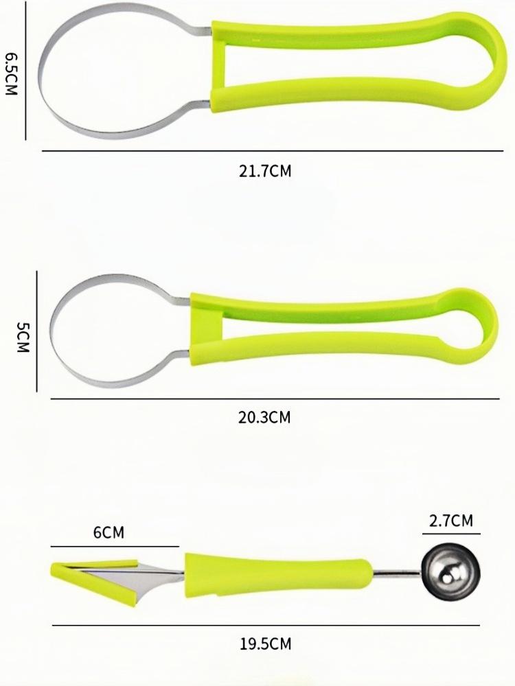 Coltello per avocado Gadget Taglierina in acciaio inossidabile Gadget da cucina Artefatto per tagliare la frutta Tutto per la cucina e la casa Fette di frutto del drago