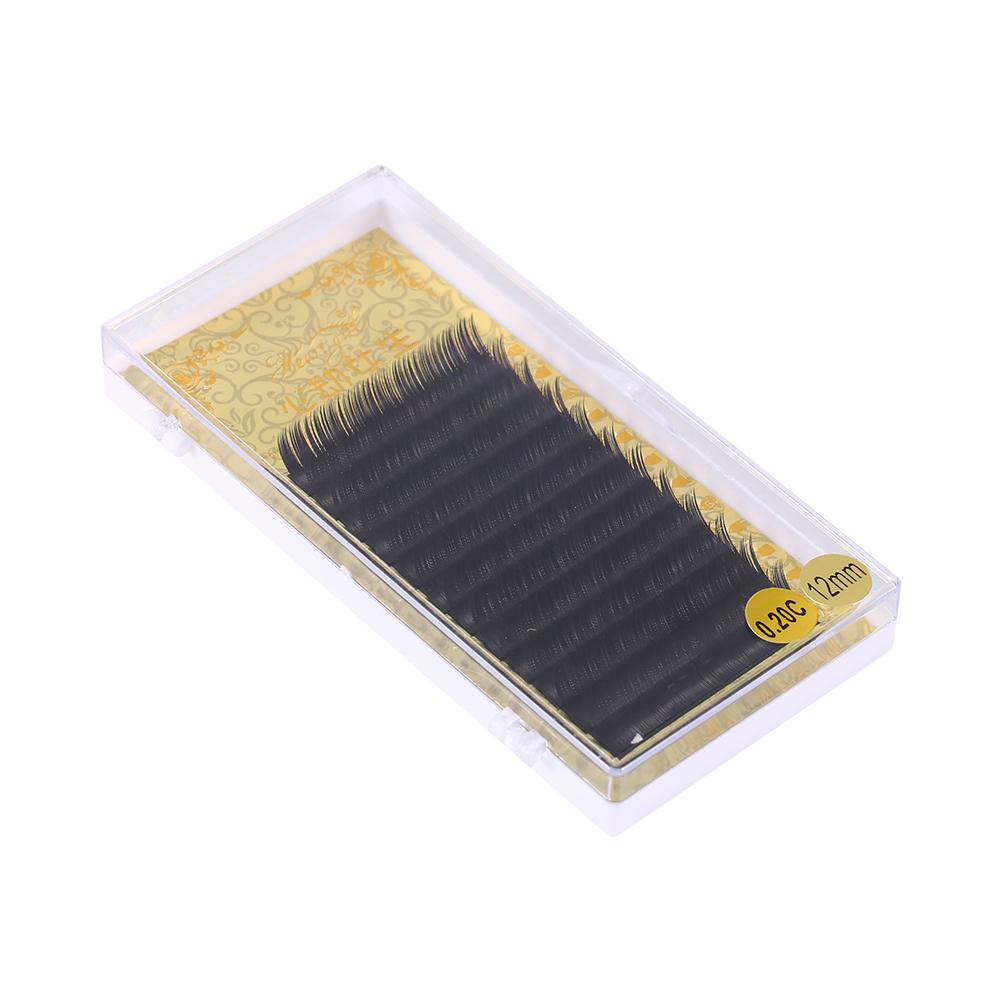 Imitation Mink Individual Eyelash Extensions Professional Make up False Lashes(0.20B,10mm)