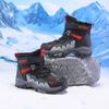 Boy's Winter Snow Boots with Plush Insulation Anti Slip Outdoor Sports Snow Boots