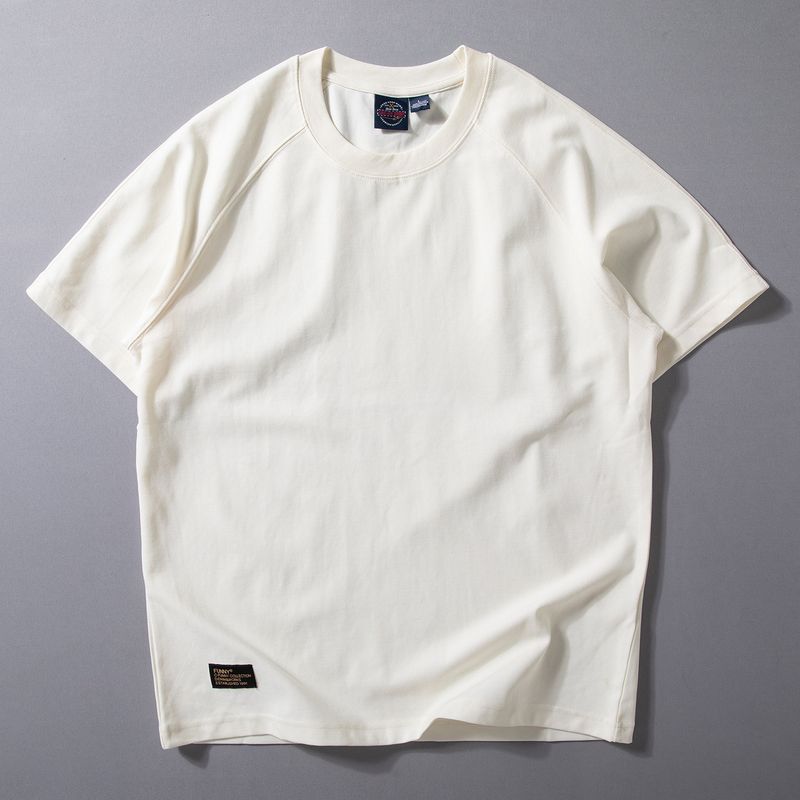 Short sleeve Men's Summer New Soft Breathable Half Sleeve Top Raglan Sleeve Japan fashion Simple All-Match Loose Casual T-shirt