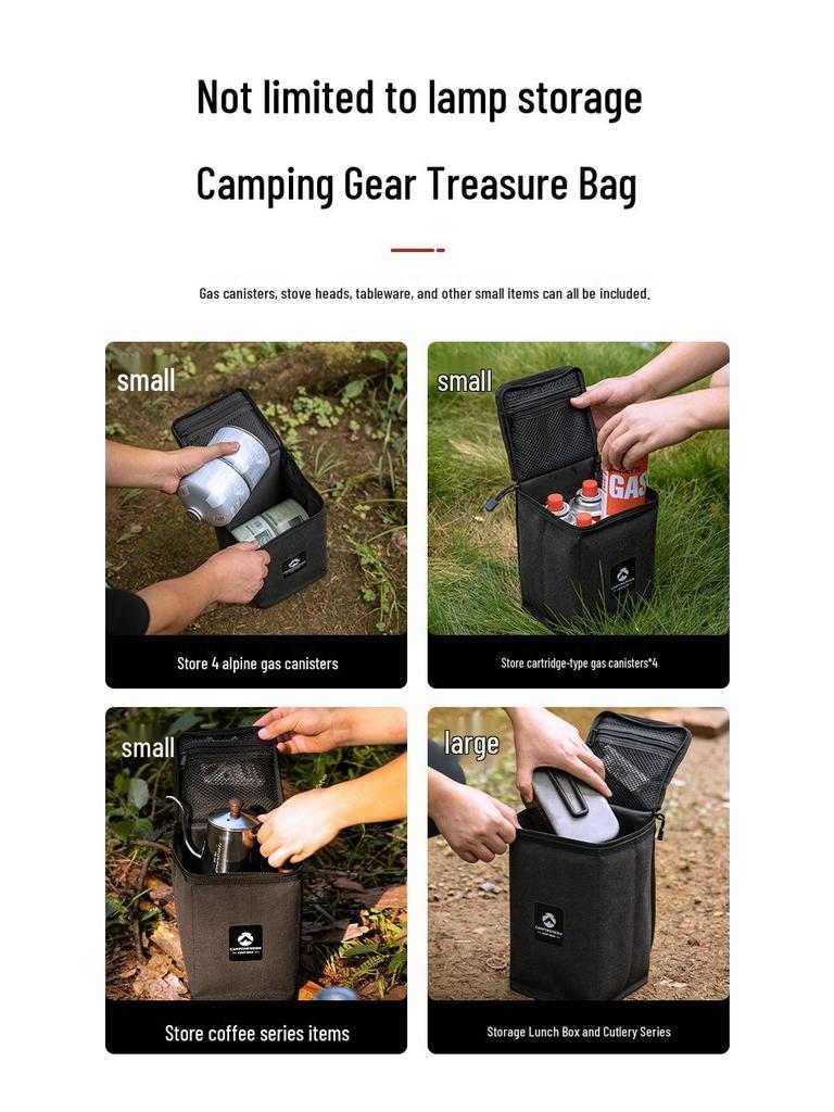 Сумка Koman BKT-9-BC для великої туристичної лампи - Щільний брезент для ламп, газових балонів та пальників