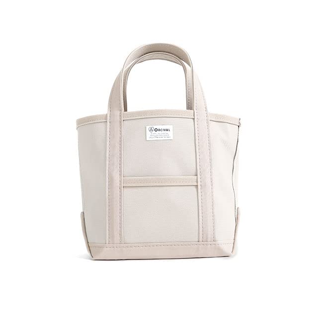 

ORCIVAL Холщовая сумка-тоут Маленькая HVC 24 унции Холст и RC-7060 (Женские Мужские) [F-LT.ПЕСОЧНЫЙ БЕЖЕВЫЙ]