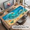 Oktopus Meeresleben Thema Benutzerdefiniertes Mauspads Personalisierter Druck Name Text Schreibtischmatte Für Zuhause Büro Tischdekoration