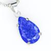 32 Ct Natural Purple Sapphire Pear Pendant CERTIFIED 925 Sterling Silver AI-118-NS