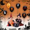 Zestaw Balonów Halloween Pomrańczowe Czarne 62Szt.