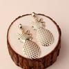 Summer Fashion Pineapple Earrings For Women Alloy Jewelry Gift Accessory