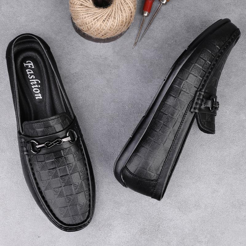 Fashion New Fashion Genuine Leather Mens Casual Shoes Breathable Comfort Loafers Slip-on Mens Driving Shoes Luxury Lazy Shoes Moccasins