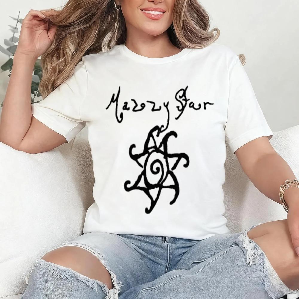 Mazzy Star Tshirt Independent Music Band Accessories Retro Style Tshirt Summer New Unisex Casual Fashion Tshirt S