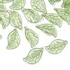50Pcs Acrylic Mini Tree Leaf Beads Unique Loose Beads Handmade DIY Making Jewelry Earrings Necklace Accessories Materials