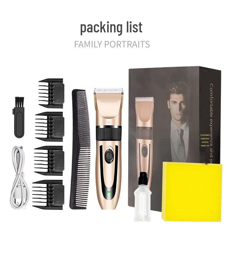 Rechargeable Silent Electric Clippers: For Men, Babies, and Pets