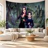 The Addams Family Wall Tapestry Home Decor Hanging Cloth Art Background Tapestry for Bedroom