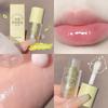 Transparent Honey Lip Oil Plumping Anti-cracking Nourish Moisturizing Lip Plumper Serum Hydrating Lip Coat for Lipstick Lip Care