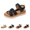Sandali Donna Estate Scarpe Ortopediche Suola Spessa Sandali Romani Comodi per Piede Largo Sandali da Spiaggia Sandali con Soletta Morbida Scarpe Casual Estive