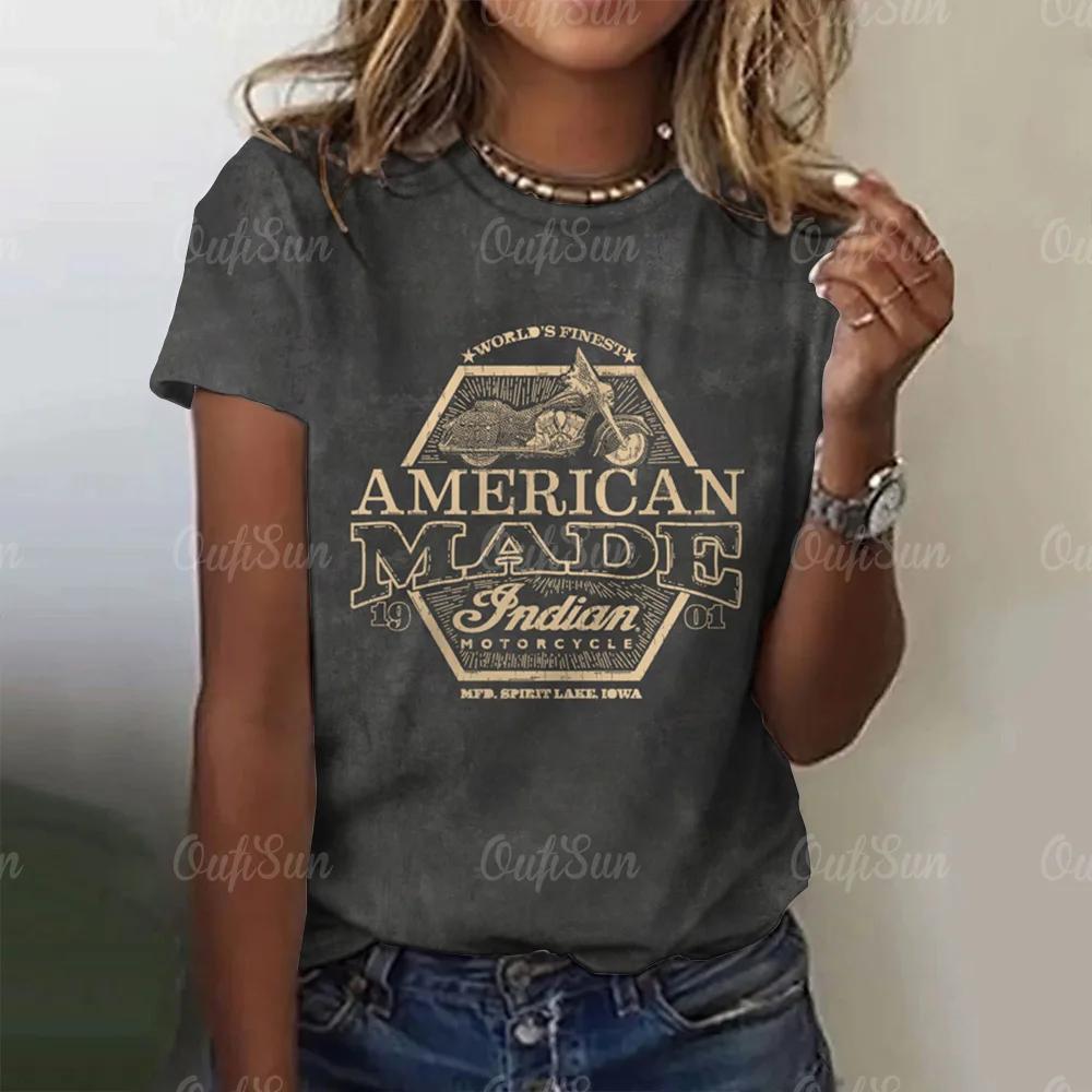 Women's street fashion T-shirt cartoon animal 3D printed short sleeved versatile casual loose round neck top women's clothing