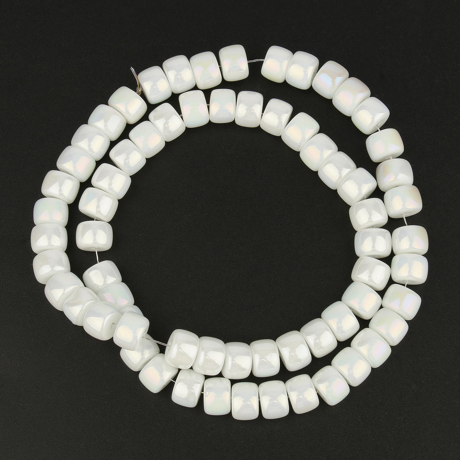 

Натуральные AB Цветные Стеклянные Кристаллы Многоцветные Цилиндрические Бусины Для Браслета Ручной Работы DIY Ювелирные Изделия 8x6 мм 8x6mm