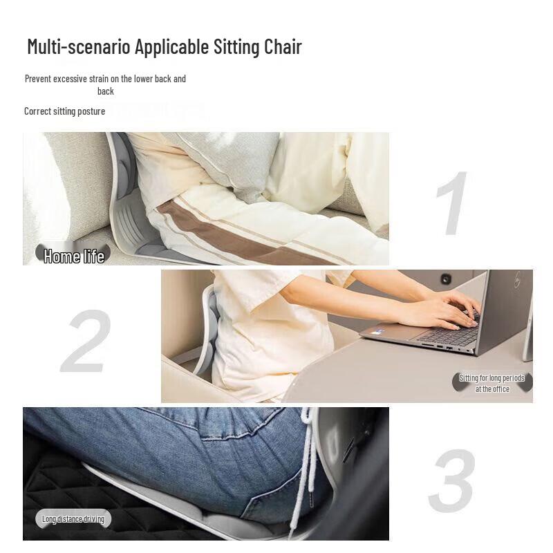 Ergonomic Lumbar Support Seat Cushion