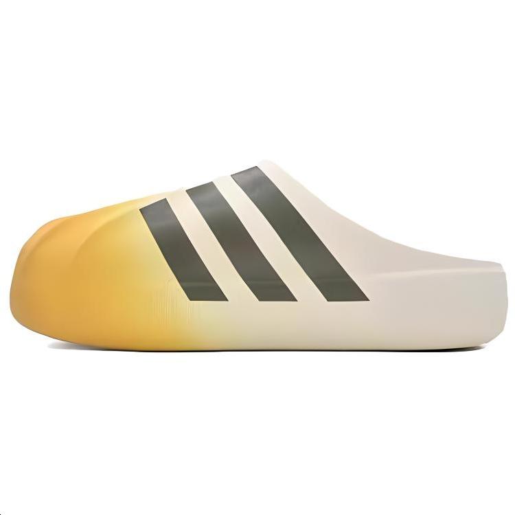 adidas Originals AdiFOM Superstar Mule Asia Sizing White Yellow Unisex JP5687 EU 40.5