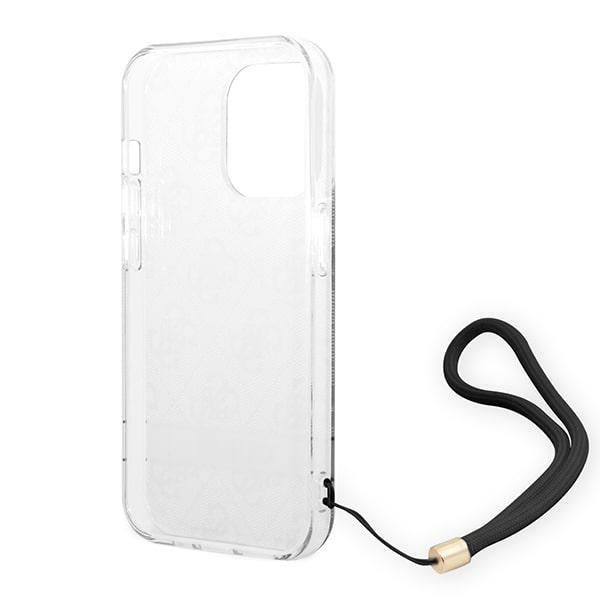 Guess Guohcp14Xh4Stk Iphone 14 Pro Max 6,7 Czarny/Black Hardcase 4G Print Strap