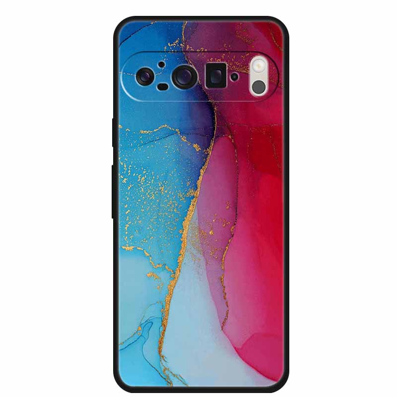 For Google Pixel 10 Pro Case Vivid Graceful Premium Marble TPU Soft Silicone Phone Cases Impact Chic Mineral-Finish Para Cover