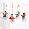 Resin Snowman Christmas Tree Ornament Christmas Pendant Christmas Ornament Store Decoration Pendant Store Layout