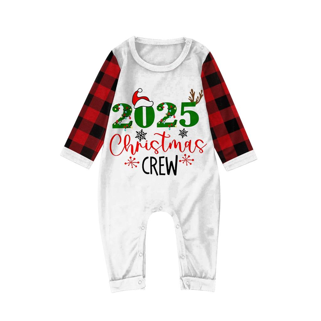 Christmas Family Matching Sets Pajamas, Loungewear Outfits,Family Matching Long Sleeve Tops+Pants Set