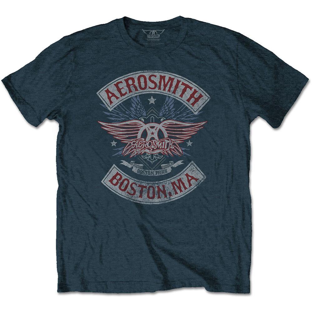 Aerosmith Unisex T-Shirt: Boston Pride M
