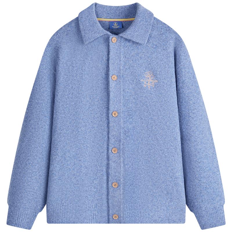 Unisex Wool Knit Cardigan Sweater