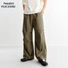 PEACEBIRD Men's Summer Loose Wide-Leg Paratrooper Pants