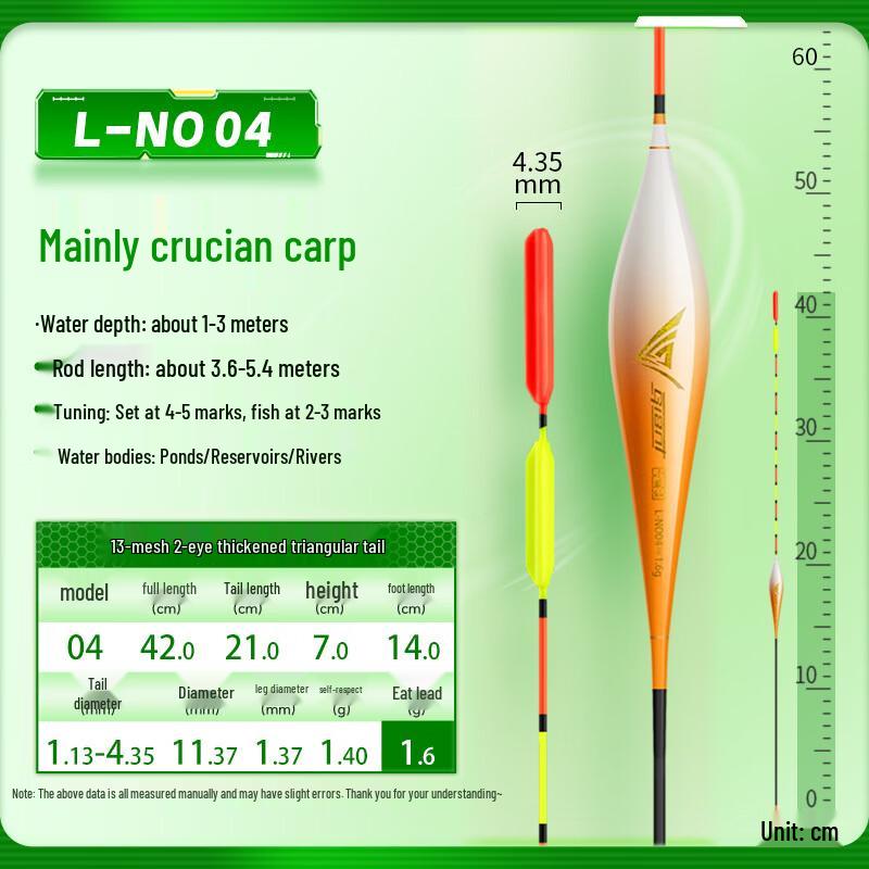 

Little Phoenix Triangle Tail Fishing Floats