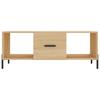 Vidaxl Coffee Table, Sonoma Oak, 102X50X40Cm, Wood-Based Material