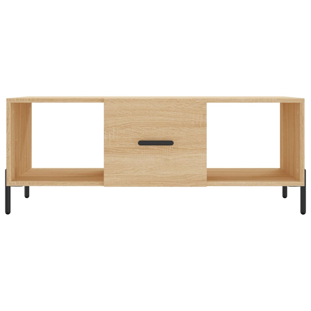 Vidaxl Coffee Table, Sonoma Oak, 102X50X40Cm, Wood-Based Material