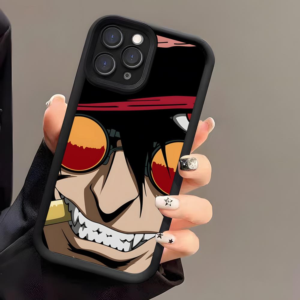 HELLSING Anime Phone Case For IPhone 17 Air 16 E 15 14 Plus 13 12 11 Pro Max Black Sky Eye Stepped Protective Case