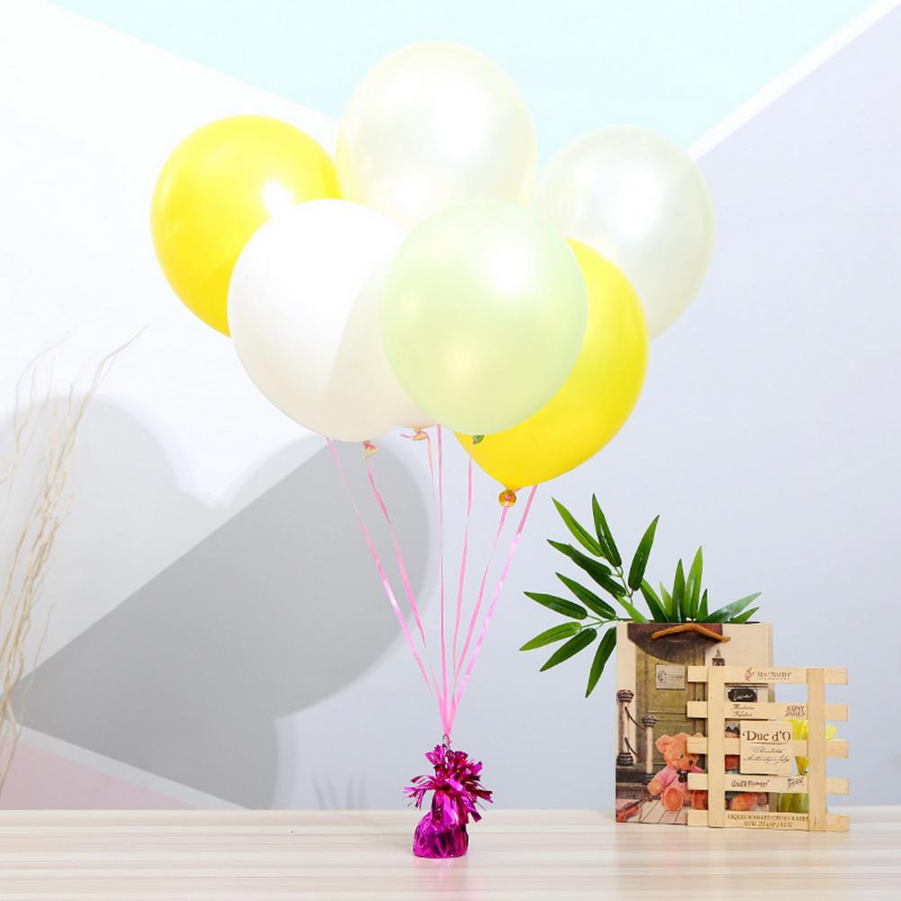 3/6Pcs Balloon Weight Holder Anti-floating Foil Paper-wrapped Long-lasting Balloon Weights Stainless Balloon Fixation Tool