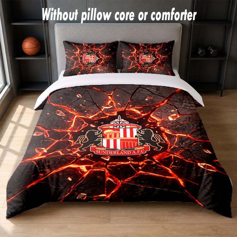 Sunderland Football Design Bed Bedding Set