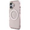 Etui Guess Iml Metal Mountain Logo       Magsafe Do Iphone 16 Różowy