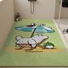 Bathroom Floor Mat Cartoon Wind Silk Ring Non-Slip Mat Shower For The Elderly And Children Bath Floor Mat Anti-Drop Mat Can Be