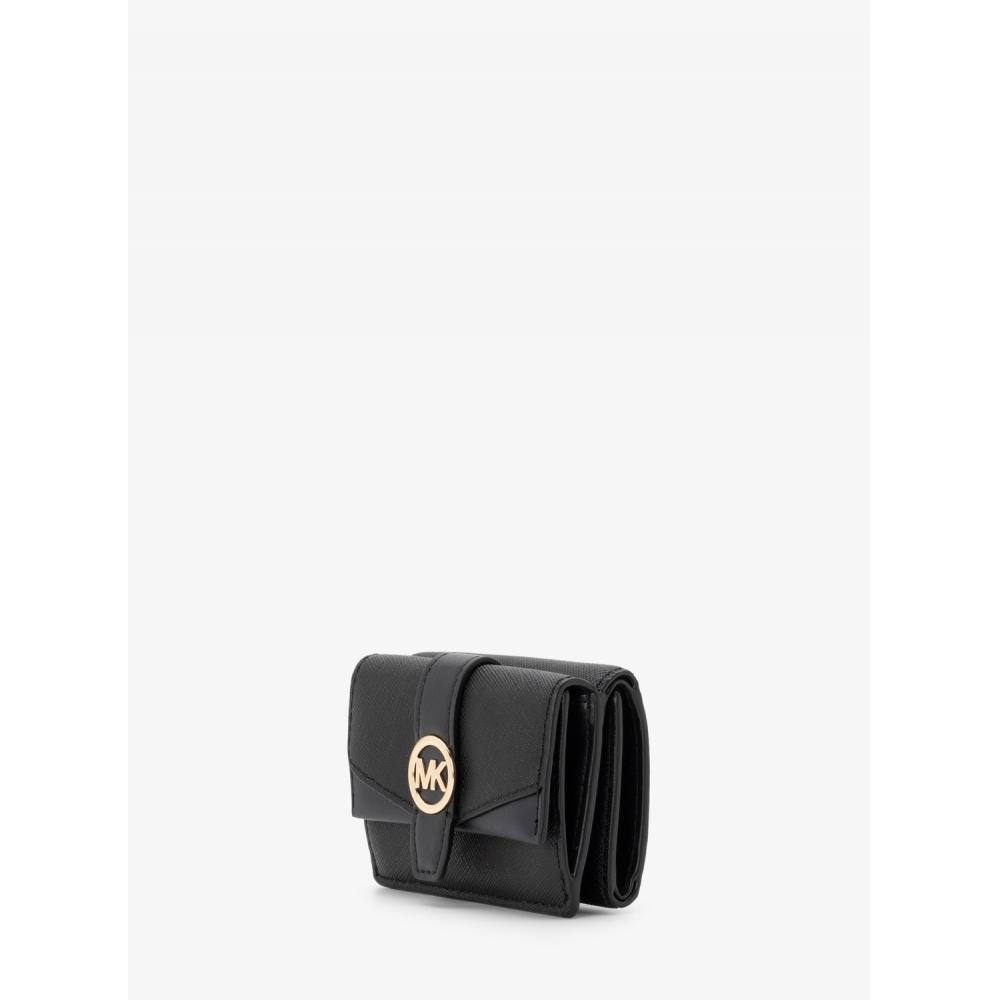 Michael Kors Greenwich Flap Trifold Extra Small 35f5ggrd0l1 Black