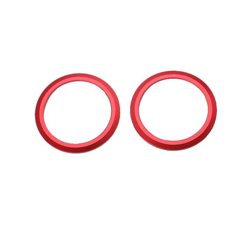 

Алюминиевая автомобильная крышка вентиляционного отверстия кондиционера, декоративные наклейки на кольцо для Suzuki Jimny 2007-2017, аксессуары красный