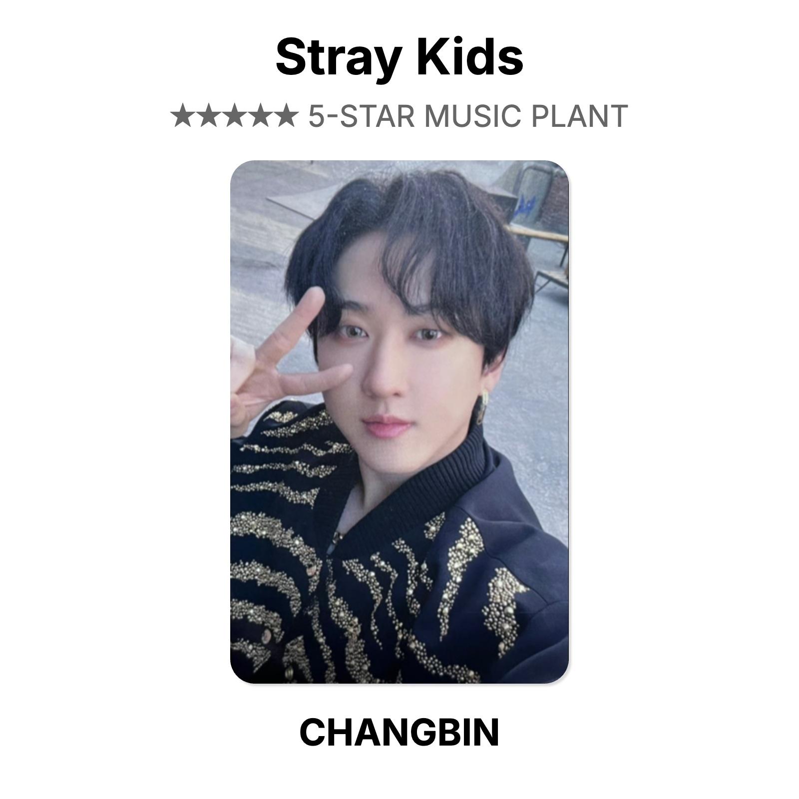 Stray Kids 5-STAR MUSIC PLANT Official Photocard CHANGBIN