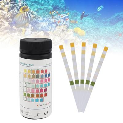 Smgda Testovací sada kvality vody s pH testovacími proužky pro horkou a měří celkový volný celkový chlor kyanurovou a celkovou alkalinitu Test 7 v 1 Bazény, Spa,