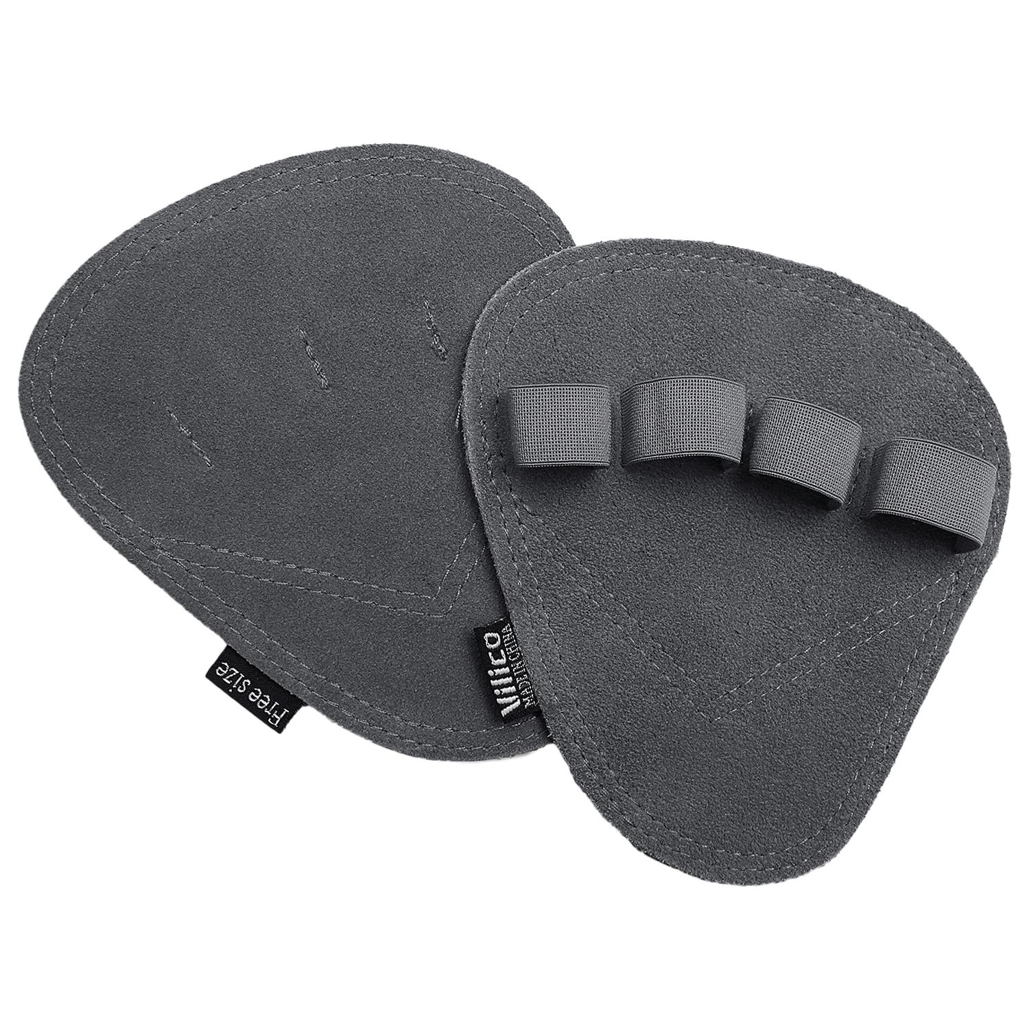 

VILICO A0140 Pull Ups Grip Pads Cowhide Leather Palm Guard Fitness Gloves for Weightlifting E