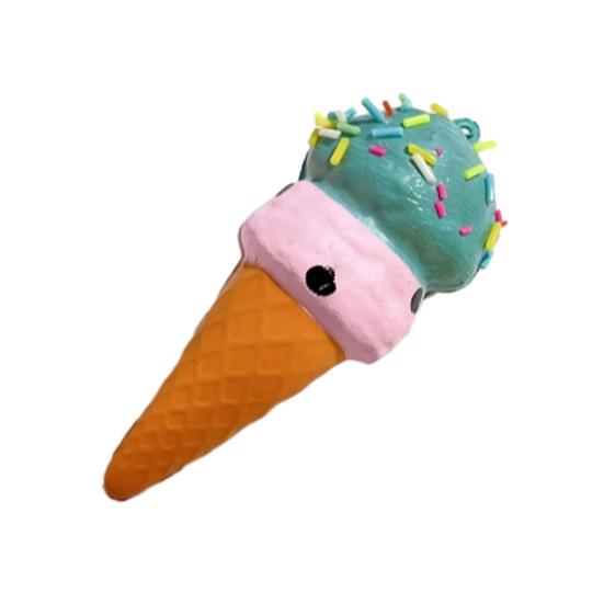 Ice Cream Cone Squeeze Toy Simulated Ice Cream Fidget Toy Slow Rebound Anxiety Stress Relief Soft Stretch Sensory Stress Ball