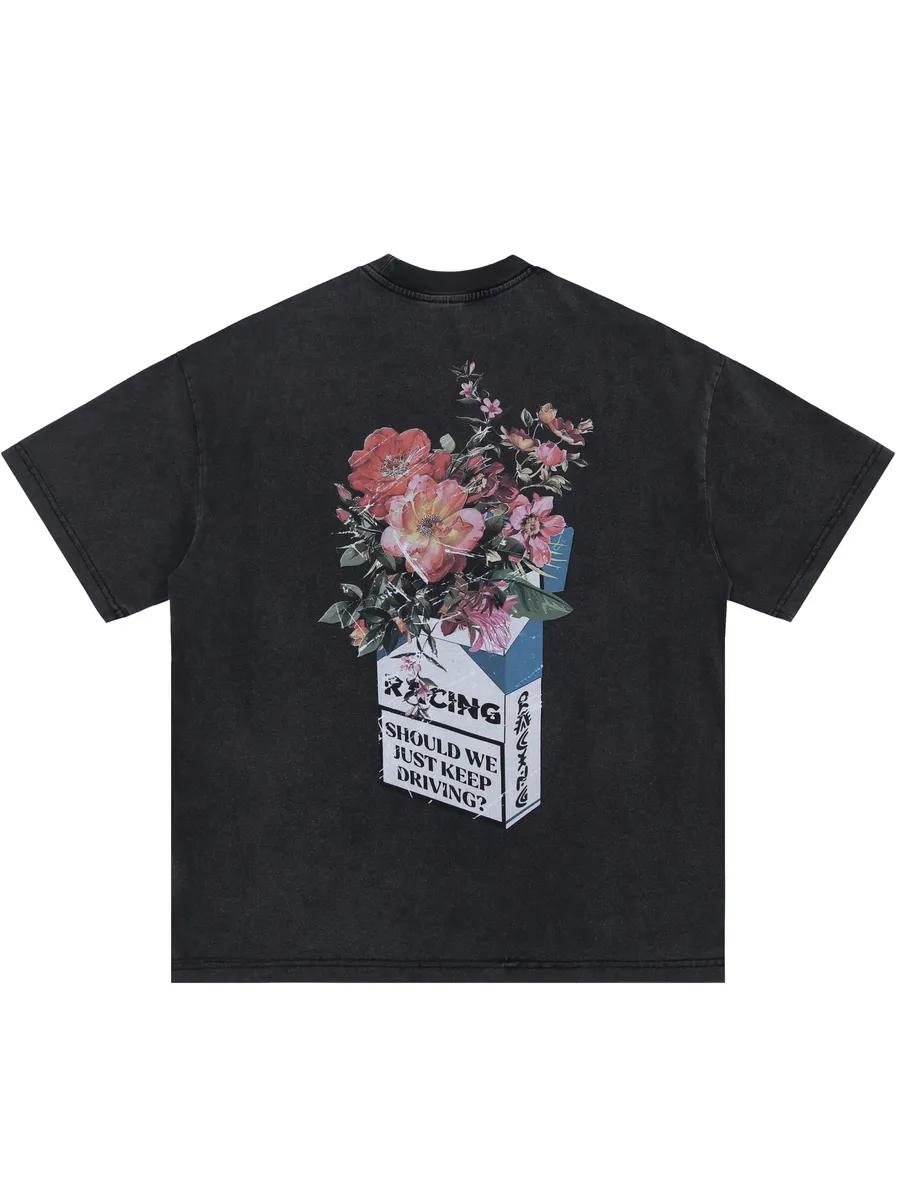 Meme y2k T-shirt with factory joke L
